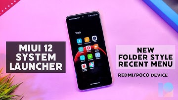 Miui 12 System Launcher Update | New Folder Style | Recent Menu | December 2020