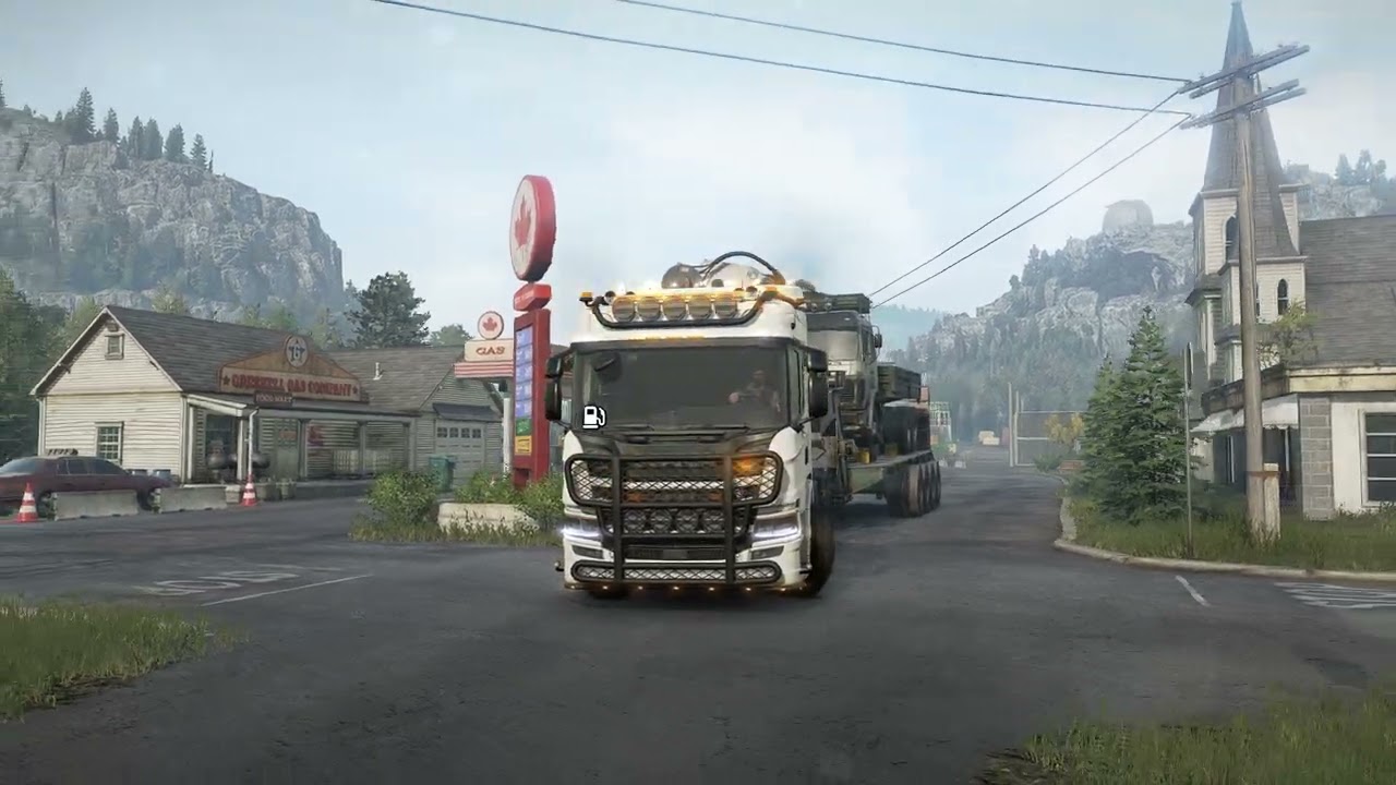 SNOWRUNNER.                                                         Mercedes kamyon taşıyoz