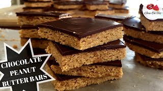 Chocolate Peanut Butter Bars Recipe | Gimme A Minute Ep. 14