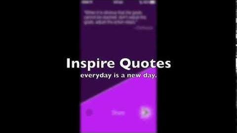 Inspire Quotes App on iOS for iPhone & iPad