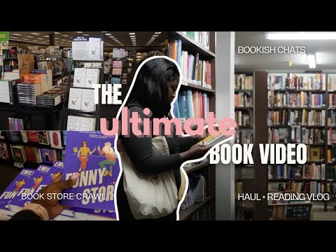 the ULTIMATE book video 📚 | visiting 5 bookstores in one day | book haul | reading vlog 🎀📖🧸✨
