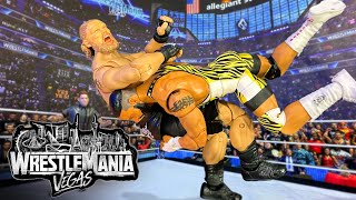 Brock Lesnar vs Bron Breakker Action Figure Match! WrestleMania 2