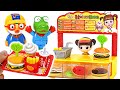 Welcome to Kongsuni's Mini Hamburger Shop~ Let's eat delicious Hamburgers with Pinkfong, Pororo!