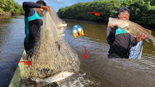 EMBARQUEI O BRUTO NA TARRAFA 160 ! pesca de robalo grande  na bahia!