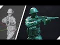 Sculpting a WW2 US Marine