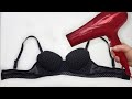 ✅HOW TO FIX А BRA USING A HAIR DRYER
