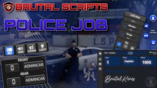 FiveM Police Job [ESX & QBCore] | Brutal Scripts