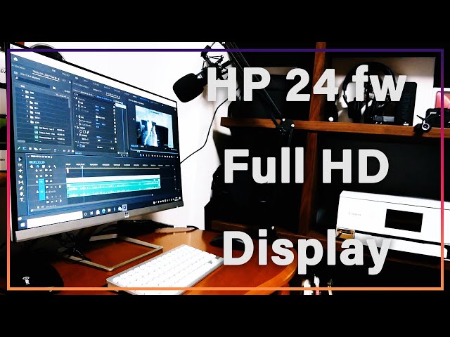コスパ最高HP 24インチFHDディスプレイ - YouTube