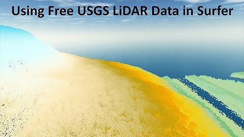 Importing USGS Lidar into Surfer (Queens College 2023)