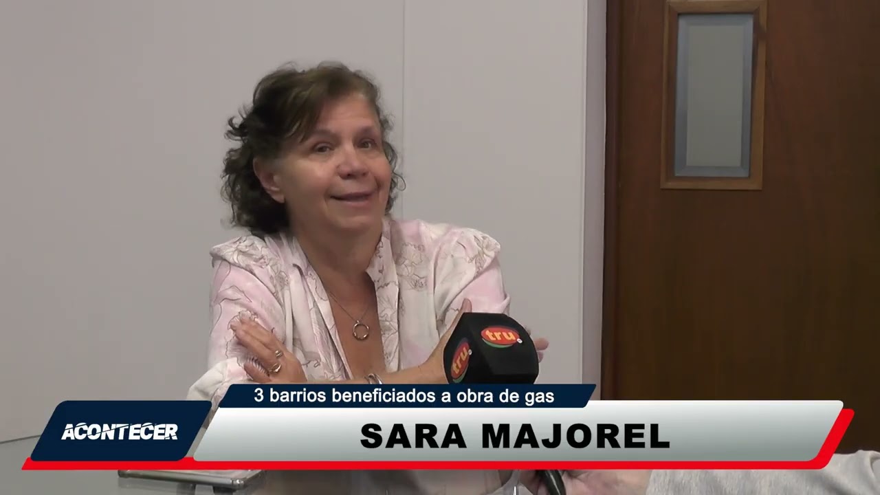Marcos Juárez: Avance de obra de gas en Villa Argentina