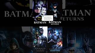 The initial Batman quadrilogy, as envisioned by Tim Burton. One can only imagine the possibilities.