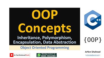 OOP (03): Basic OOP Concepts by Arfan Shahzad