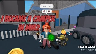 Pretending To Be A Camper In MM2 As A Bacon @MrxHeroi  #roblox #mm2 #murdermystery2 #funny