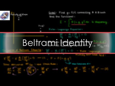 Beltrami Identity Derivation