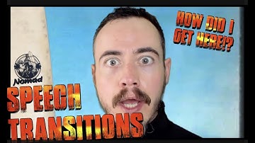 Speech Transitions — Public Speaking