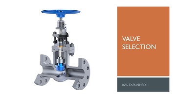 Valve Selection