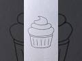 Simple Cupcake Art #shortvideo  #art #shortsfeed #trending #viral #love #song #viralvideo #funny