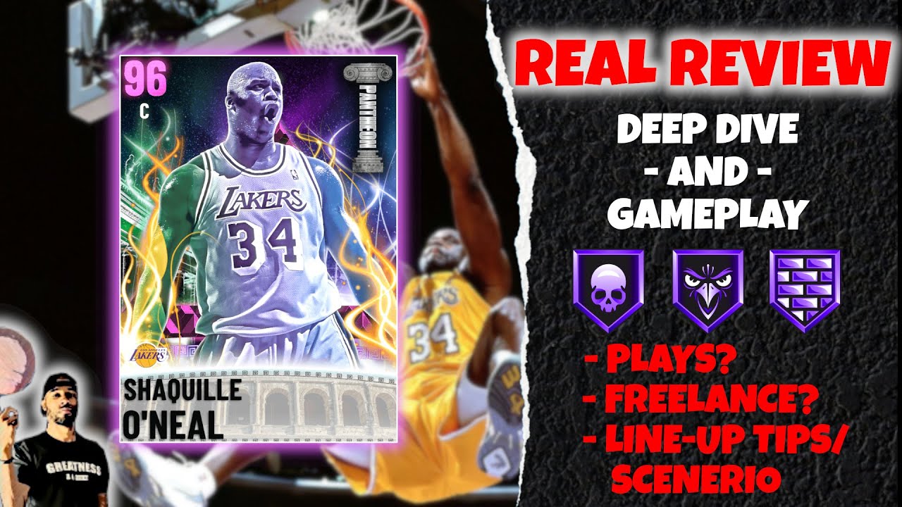 NBA 2k21 MyTeam Pink Diamond Shaq "Real Review": Gameplay, Breakdown and  Winning Tips - YouTube