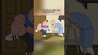 stewie steals the light bulb form Herbert 💀 #familyguy
