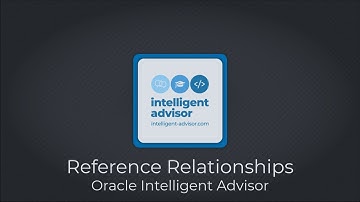 Reference Relationships in Oracle Policy Modeling