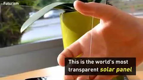 Transparent solar panel could turn any window into a power generator