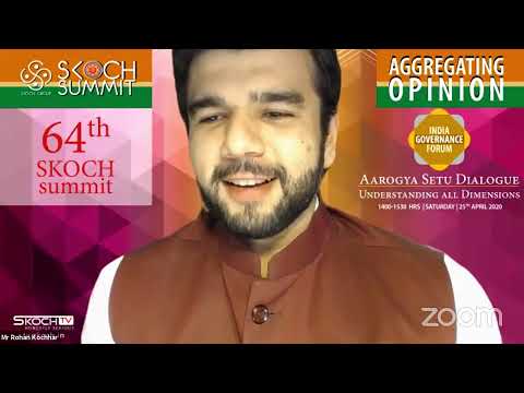 Q & A at 64th SKOCH Summit: India Governance Forum - Aarogya Setu Dialogue