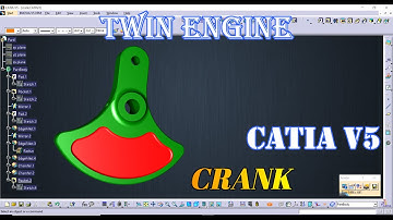 Twin Engine Design  In Catia  | Crank | Advanced Assembly | CATIA TUTORIALS