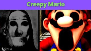 Creepy Mario Cursed imagine | Mr Incredible becoming canny/uncanny