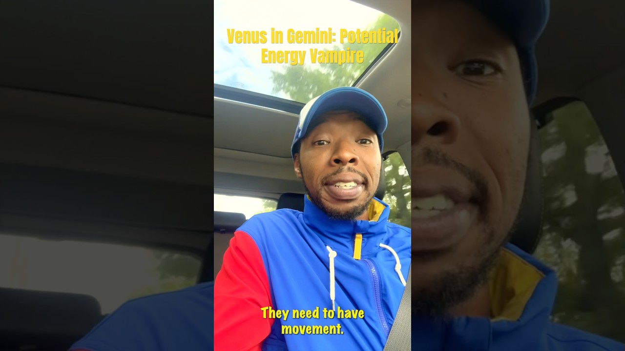 VENUS In GEMINI is an ENERGY VAMPIRE when NOT Magnetic 🧲