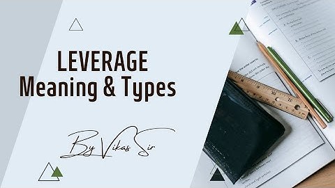 Leverage || Types of Leverage || Business Finance || C. TET || UGC NET || #viral #trending#100k #ca