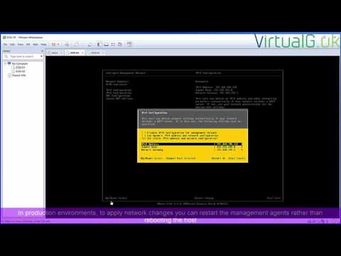 VMware vSphere ESXi 6.5 DCUI demonstration - VirtualG.uk