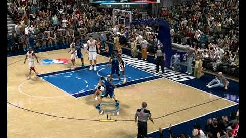 NBA 2K10 My Player All star game(part 1)-Penny Li