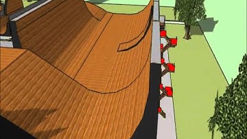 Skatepark made with SketchUp 8