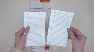 How to Cut PinkMouse Planner Shop Printable Inserts