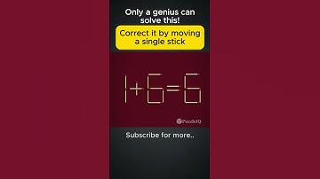 Matchstick Riddle: Can You See the Solution?