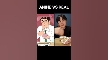 Crayon Shin Chan Natto Rice ASMR!? 🤪 #shorts