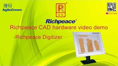 Richpeace CAD hardware video demo-Richpeace Digitizer