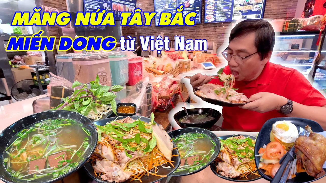 Ngay Garden Grove, Miến măng vịt, Miến dong và măng nứa Tây Bắc đem từ miền Bắc VN sang, The Moo