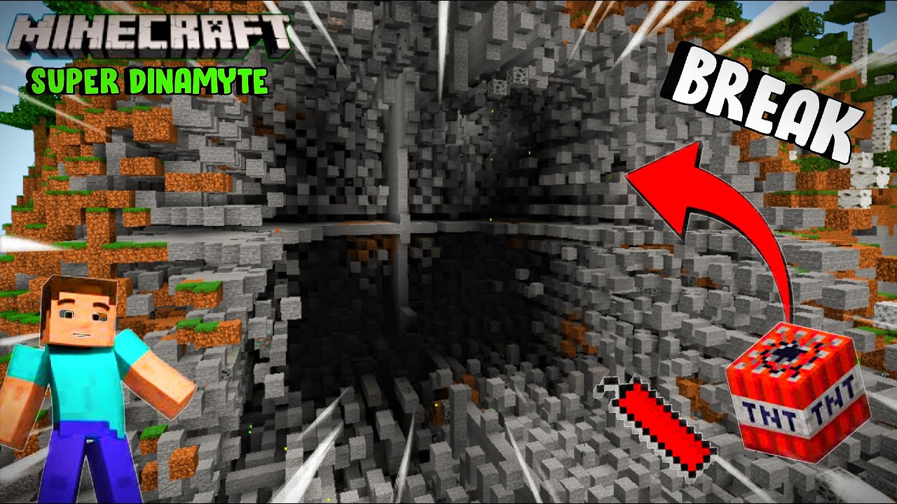 This DYNAMITE TNT is BREAKING my World in MINECRAFT - YouTube