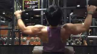 Back workout Ken Hanaoka