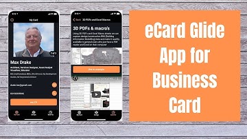 eCard Glide App for Business Card