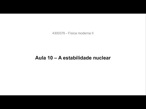 Vídeo: O que é a razão N Z? Como ela se relaciona com a estabilidade nuclear?