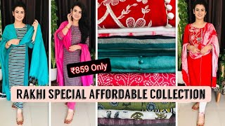 Festive Wear Kurta Set HaulCotton Kurta HaulTeej/Rakhi Special Kurta Set Collection