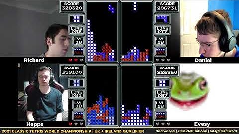 NES Tetris - Maxout in CTUK Qualifier (146th Maxout)