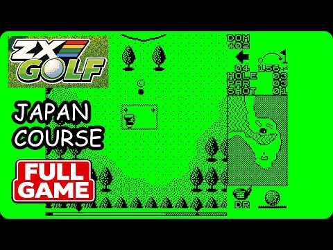 ZX GOLF: JAPAN COURSE FULL GAME (2026) - ZX Spectrum 128K game