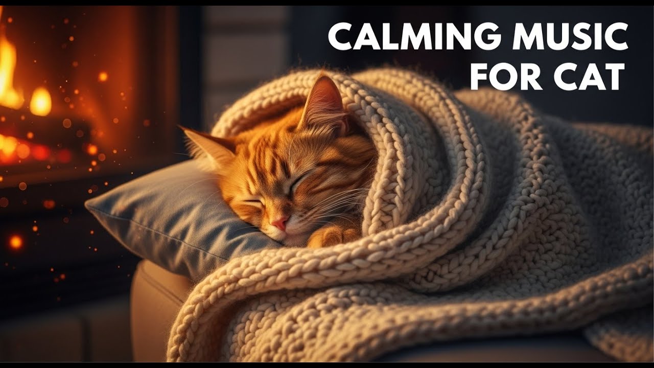 12 Hours of Healing Sounds for Anxious Cats 😿 : Calming Music for ...