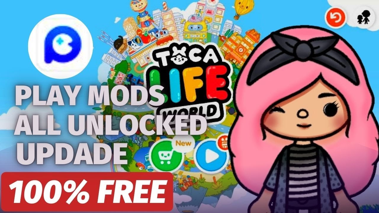 How to Download Happy Mod & Unlocked all places in toca boca 