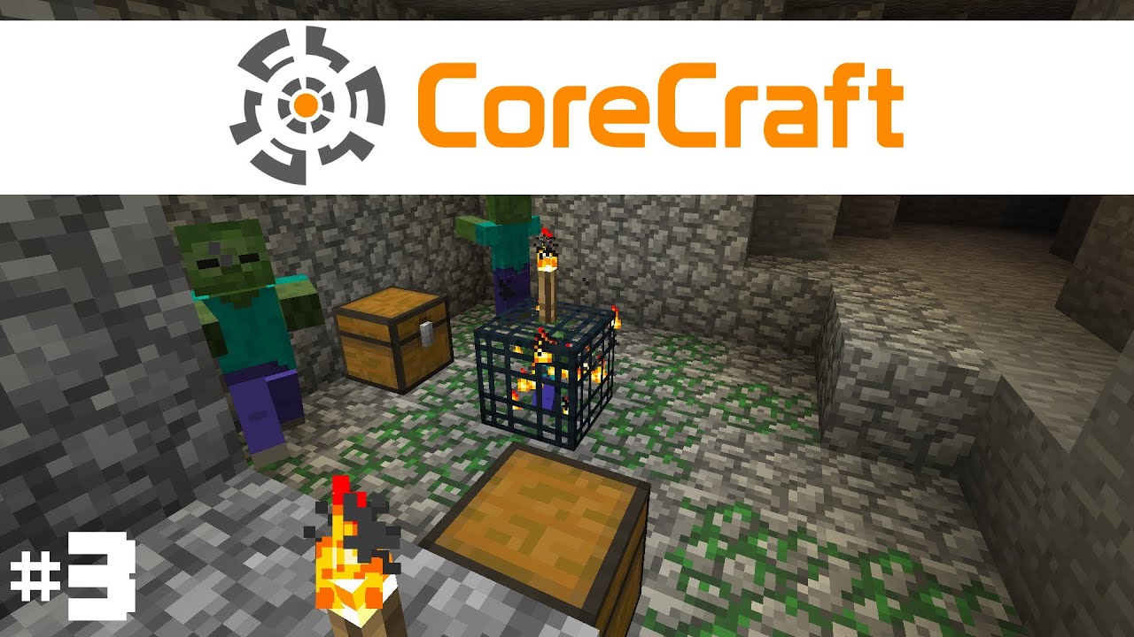 Minecraft CoreCraft Server - #3 : Zombie Spawner - YouTube