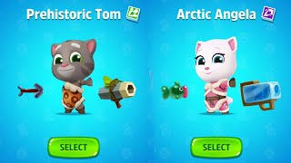 Talking Tom Splash Force - Prehistoric Tom vs Arctic Angela Unlocked - New Game Android iOS Gameplay