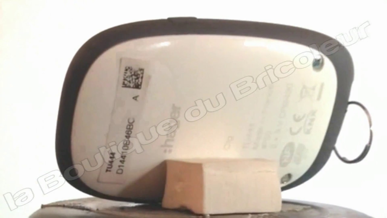 Télécommande Hager RLF003X - 4 Touches, 8 Fonctions, Pour Alarme Et Confort, Neuve Avec Piles